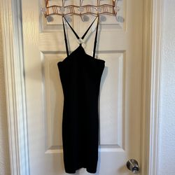 Black Halter 90’s Style Dress