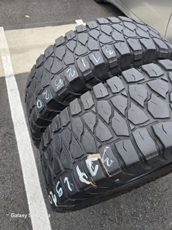 Only 2 used tires Lt37x12.50r20  Bfgoodrich HD terrain T/A $200.00 both