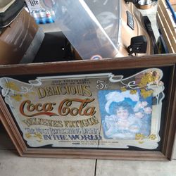 Vintage Coca Cola Mirror 