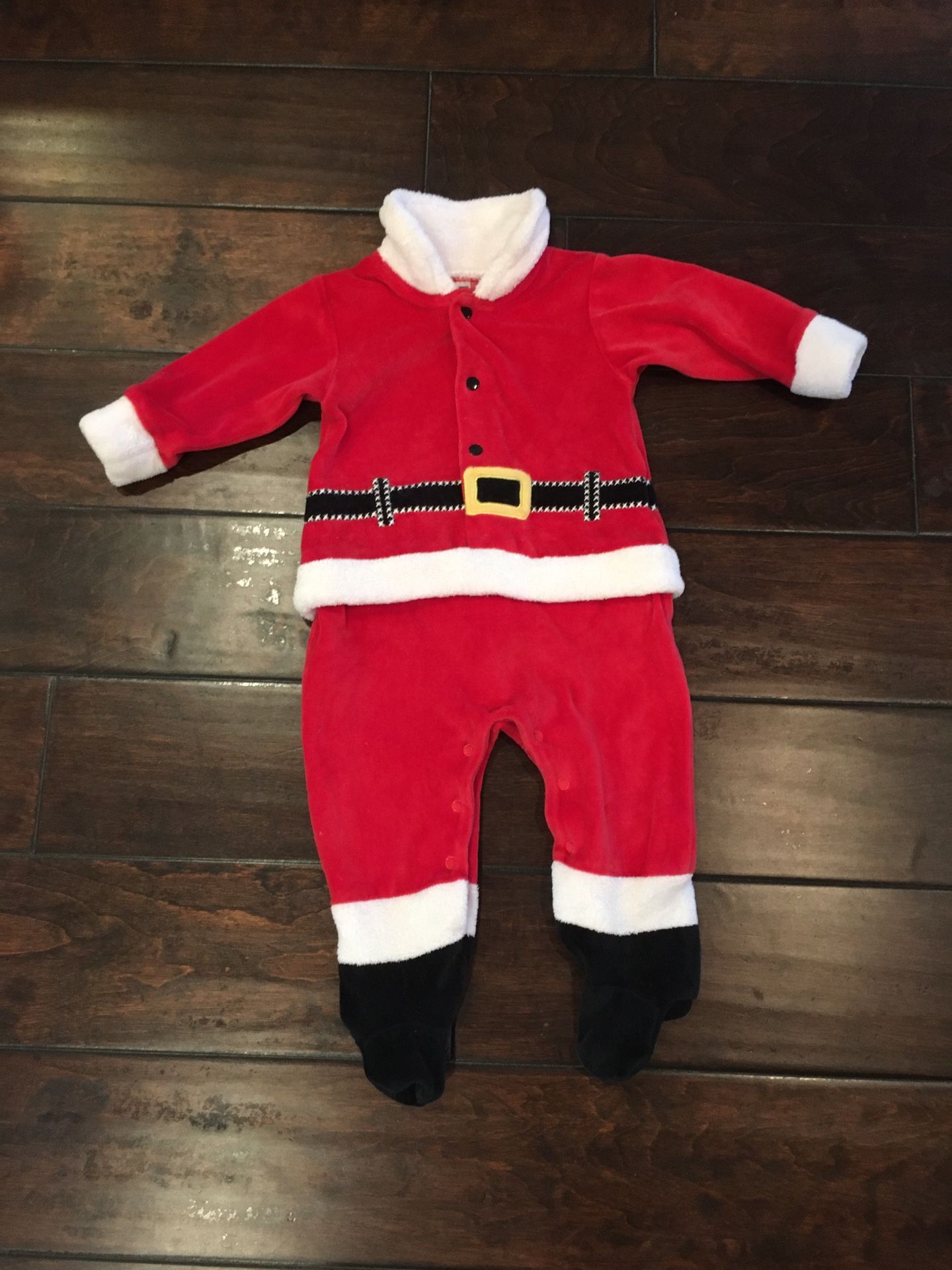 Santa costume onesie baby clothes size 3- 6 months