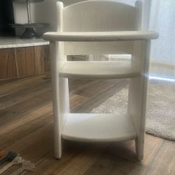 children’s play wood highchair