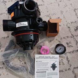 RDIYIN 262506 1-1/2 Inch 6-Way Clamp Style Valve Compatible with Pool and Spa Sand Filter Aftermarket Part. 