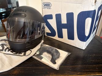 Full Face motorcycle Helmet Shoei Glamster Plain Matt Black Size: Medium