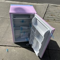 Brand New Mini Refrigerator With Freezer Limited Edition Pink