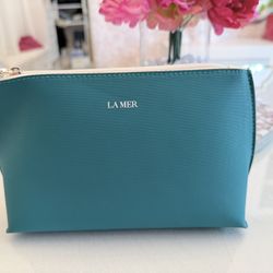 La Mer Turquoise Cosmetic Bag