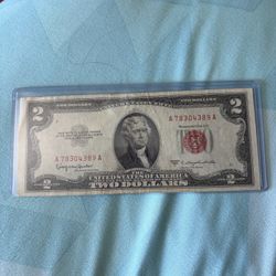 1953 Red Seal $2 
