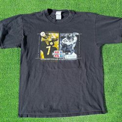Vintage Steelers vs Seahawks Super Bowl T-Shirt