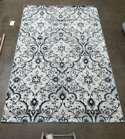 6.6 X 9.6 Area Rug Blue