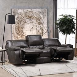 NEW Williamton leather power reclining sofa