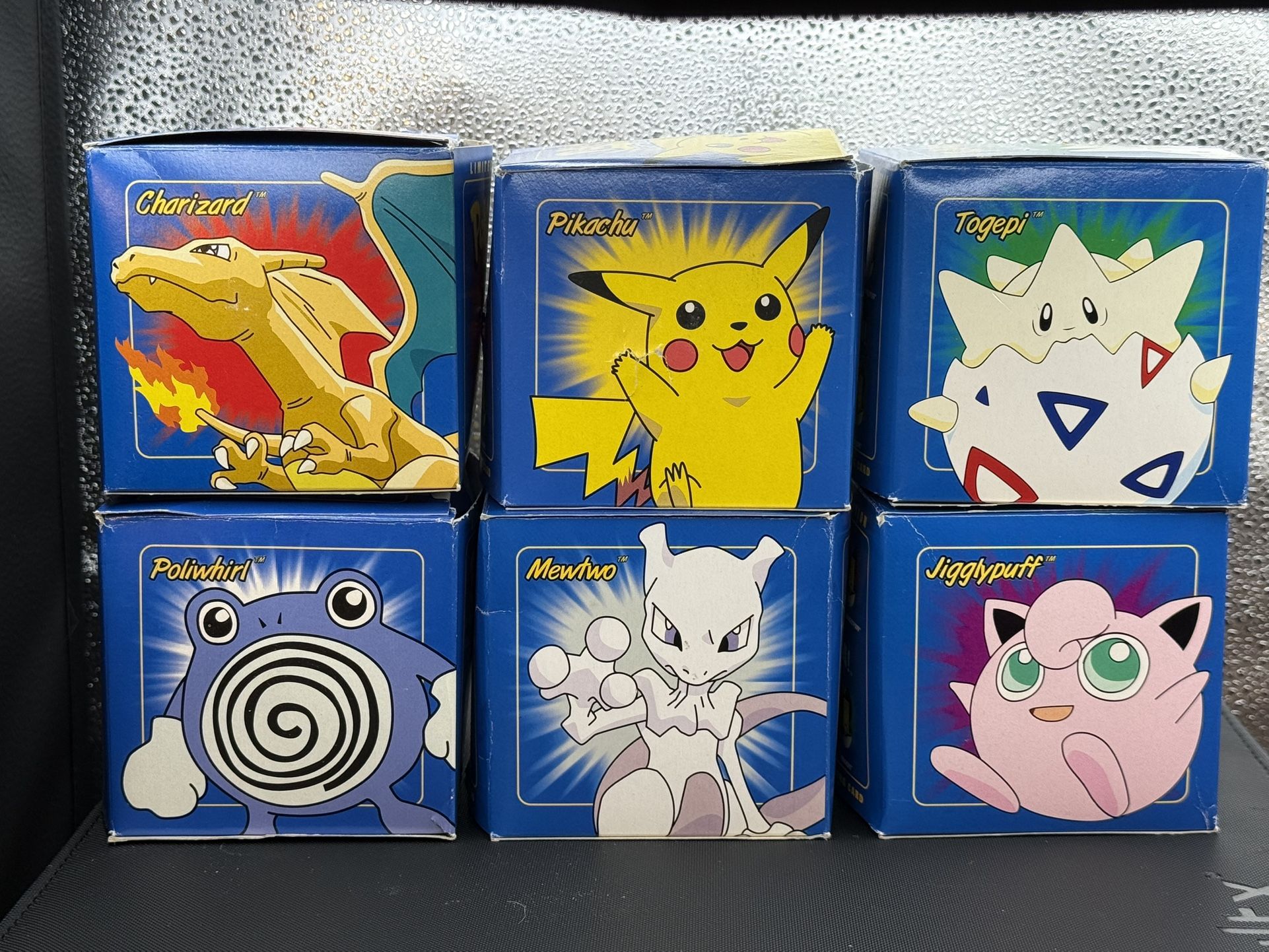 Pokemon Card Burger King 1999 Blue Box Limited Edition 23K Gold Plated Card Complete Set