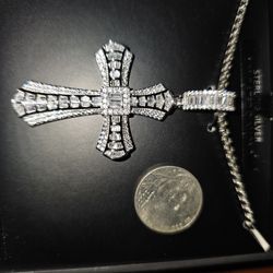 Brand New Sterling Silver Necklace And Pendant 