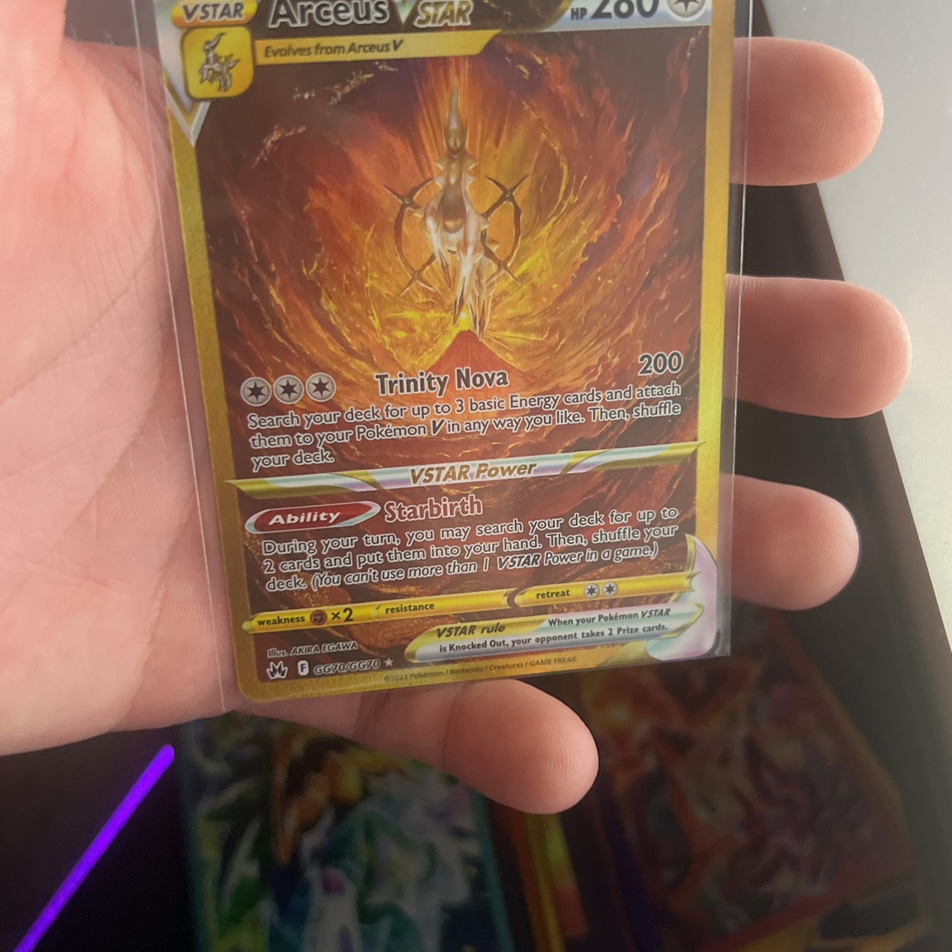 Arceus VSTAR#GG70- Crown Zenith
