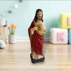 Sacred Heart of Jesus Statue 10  inch Figurine $12