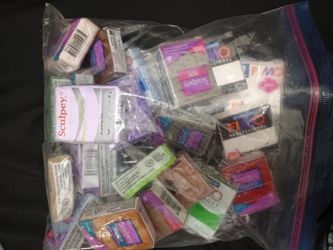 Lot of 30+ Polymer Clay - Fimo and Sculpey