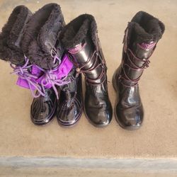 girls snow boots size 13