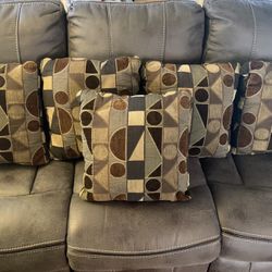 Five Couch Pillows