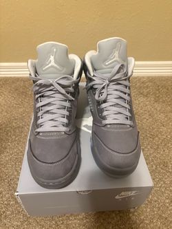 Jordan 5 wolf grey size 10 ‼️‼️‼️#used