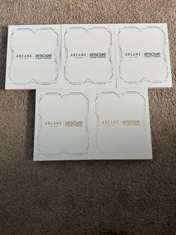 Riftbound League of Legends TCG Arcane Promo Box Set English EMPTY (LOT OF 5)