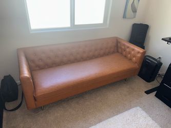 Mid-century modern Leather couch