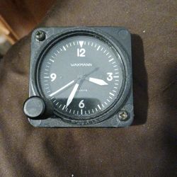 Vintage Wakemann 8 Day Aviation Clock
