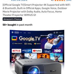 Smart projector - 4K - Google 