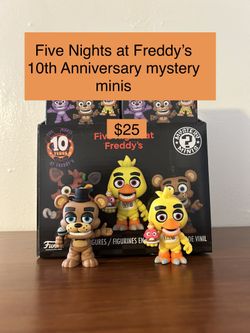 Five Nights at Freddy’s 10th Anniversary Mystery Minis