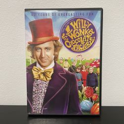 Willy Wonka & The Chocolate Factory DVD Movie Gene Wilder Roald Dahl 1971