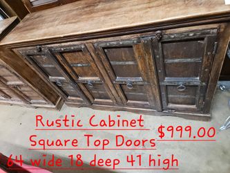 Cabinet Rustic Sq Top DrawersWe are located at 2811 East Bell road. Another Time Around Furniture.