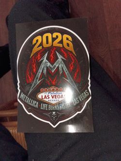 Metallica Sticker 3.5" x 3"