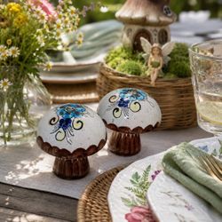 Mushroom Salt & Pepper Shakers (Fairy)