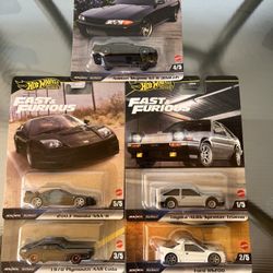 FAST & FURIOUS 2024 HOT WHEELS PREMIUM - 5 CAR SET - HNW46-956E