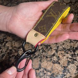 Upcycled Louis Vuitton Keychain 