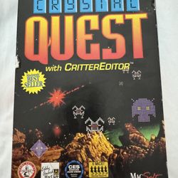 Crystal Quest with CritterEditor – Rare Vintage Mac Retro Gaming