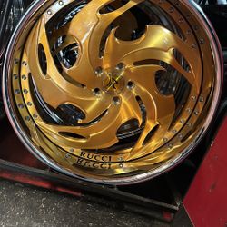 Rucci Forged Package Deal Wheels Tires Free Matching Steering Wheel !!