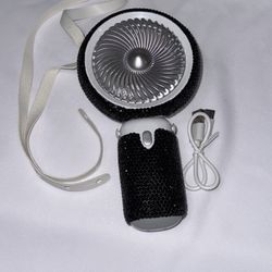 Bling Bling Black Fan 