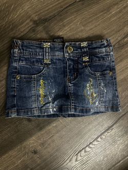 Baby phat jean skirt