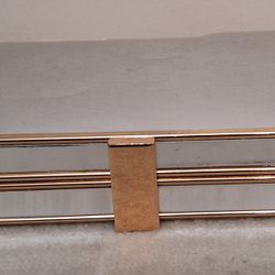 SILVER WITH GOLD TRIM EVENING CLUTCH WITH GOLD CLASP,  VEGAN LEATHER Statement Purse