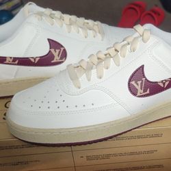 Nike Court Vision Low Custom Louis Vuitton 