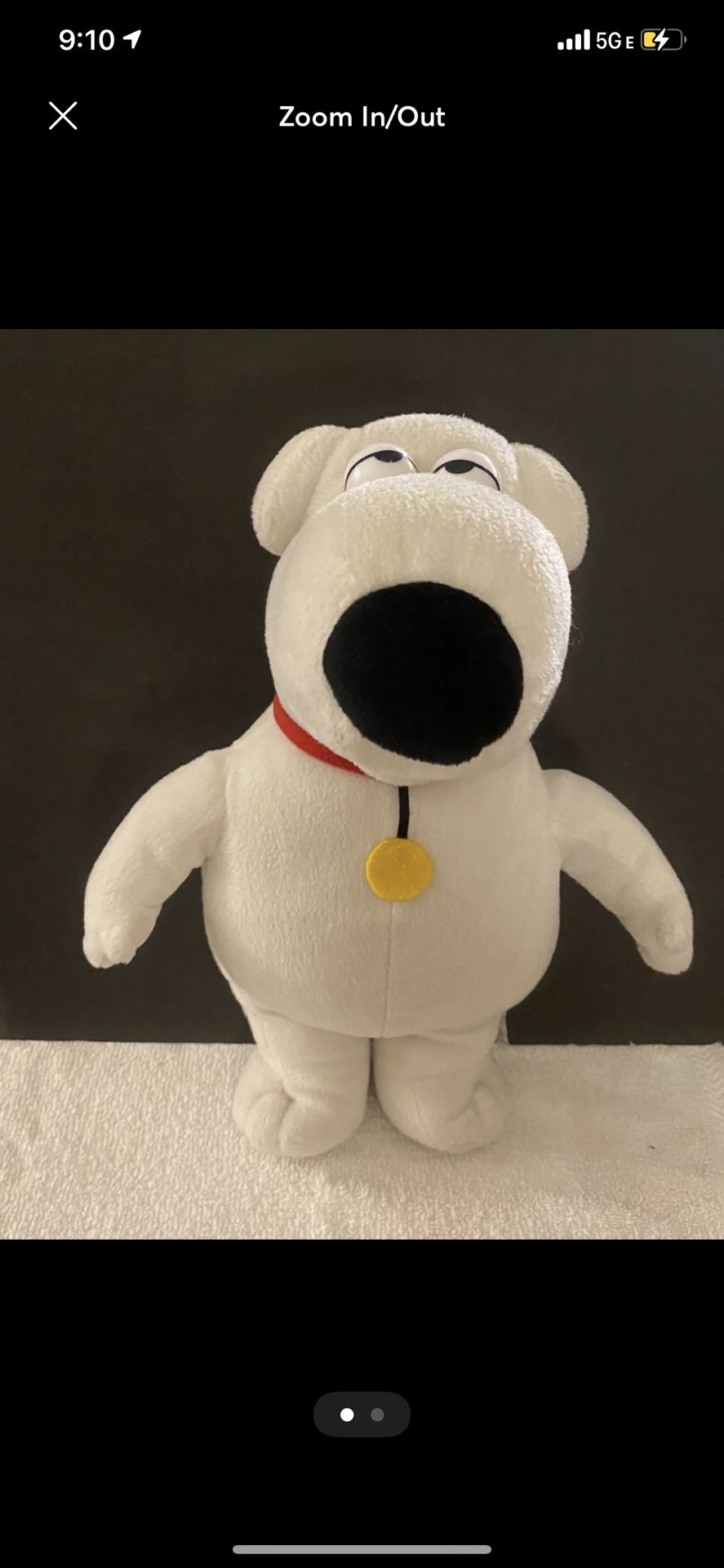 Family Guy Brain Griffin Plush 12”