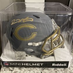 Chicago Bears Devin Hester Signed Autographed Mini Helmet