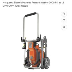 New Husqvarna PW2000 Pressure Washer 