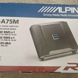 Alpine R-A75M 750Watt Monoblock Amp 