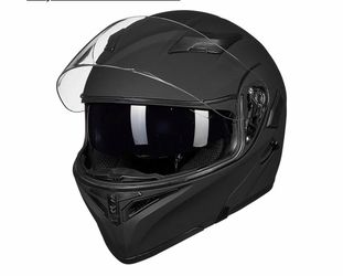 ILM Motorcycle Dual Visor Flip up Modular Full Face Helmet DOT Model 902/902L