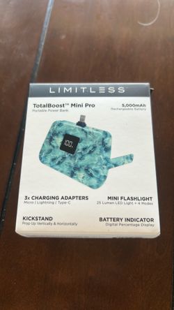 Limitless TotalBoost Mini Pro Portable Power Bank
