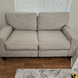 Beige Loveseat Couch