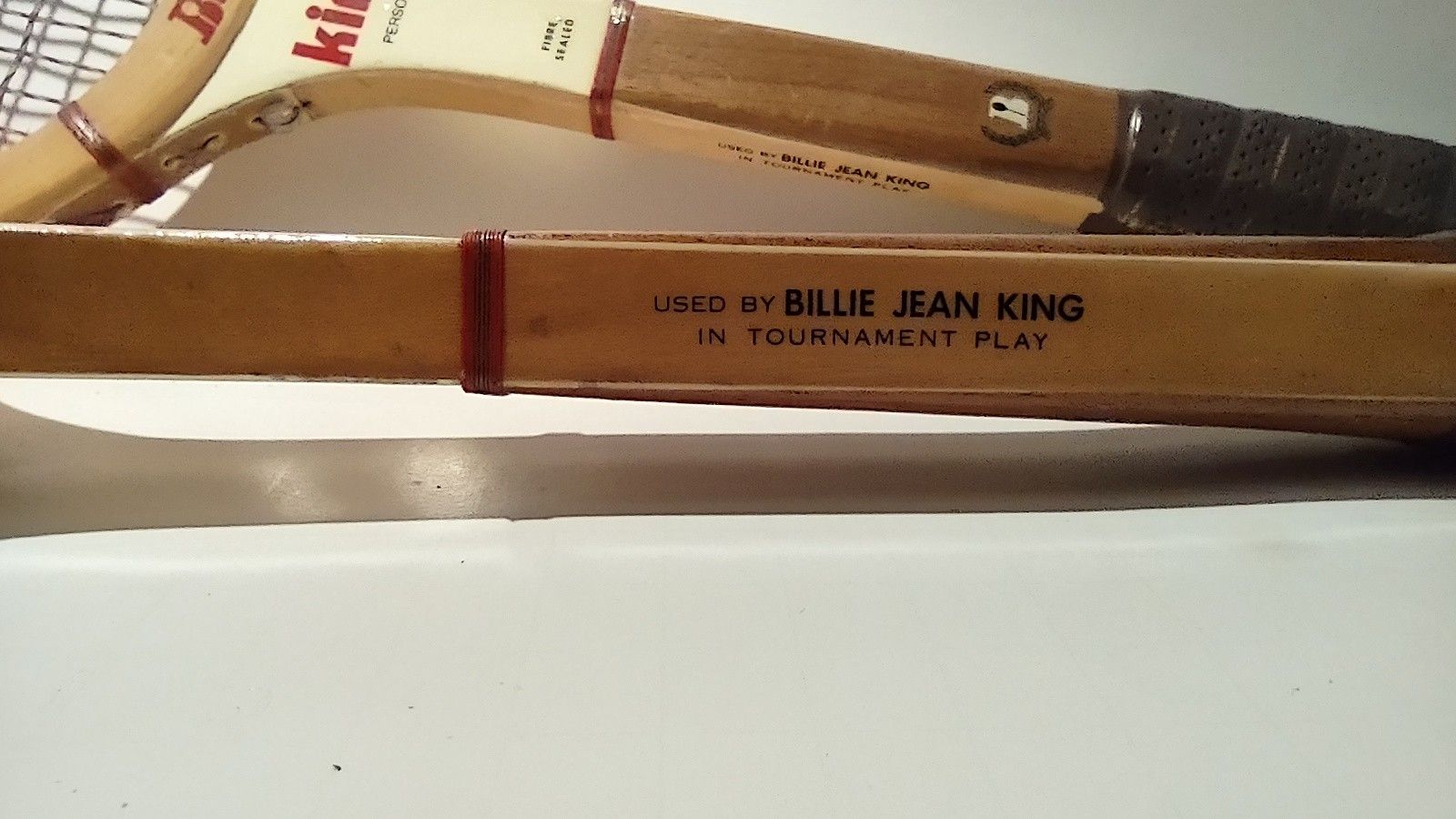 Tennis Racket Actually Used By Billie Jean King In Tournament