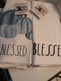 Rae Dunn kitchen towels