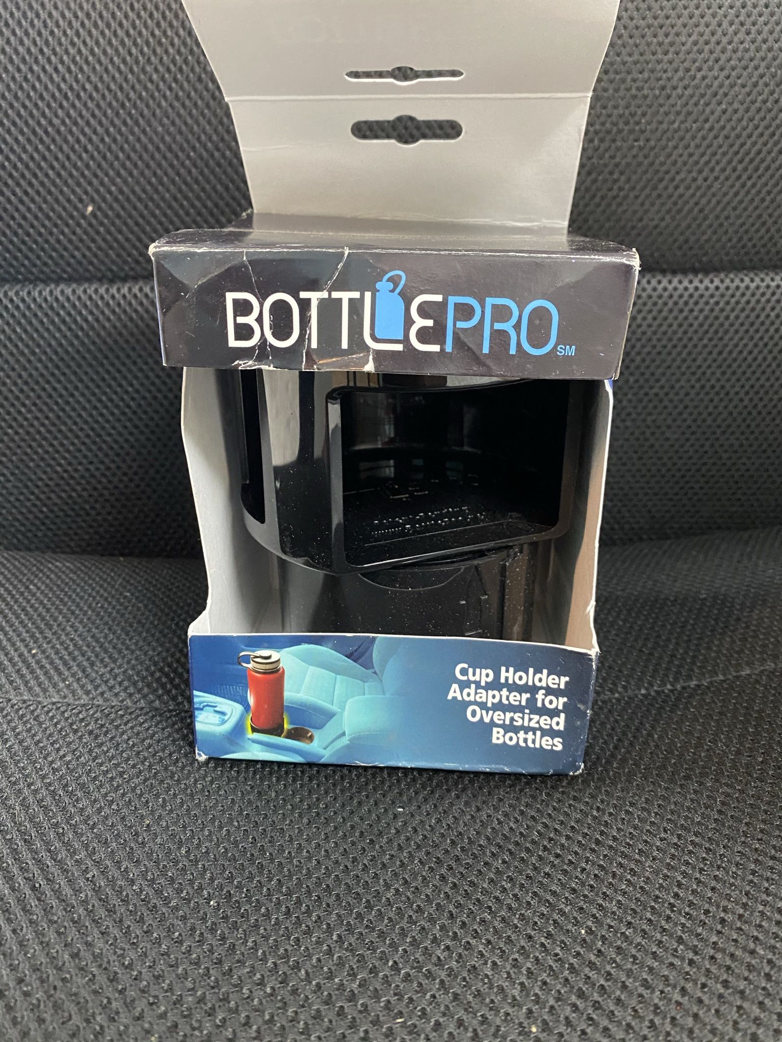 Cup holder adapter for oversized bottles