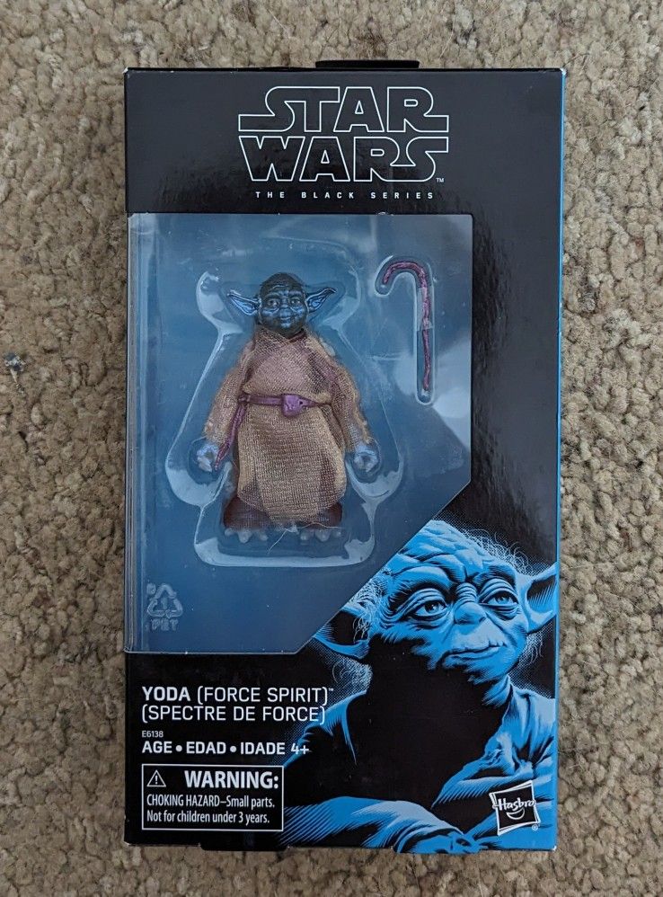 Star Wars Force Spirit Yoda Collectible Action Figure Unopened