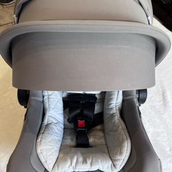 Nuna Pipa Lite LX Infant Car Seat – Color: Frost Gray Lightest premium infant car seat on the market